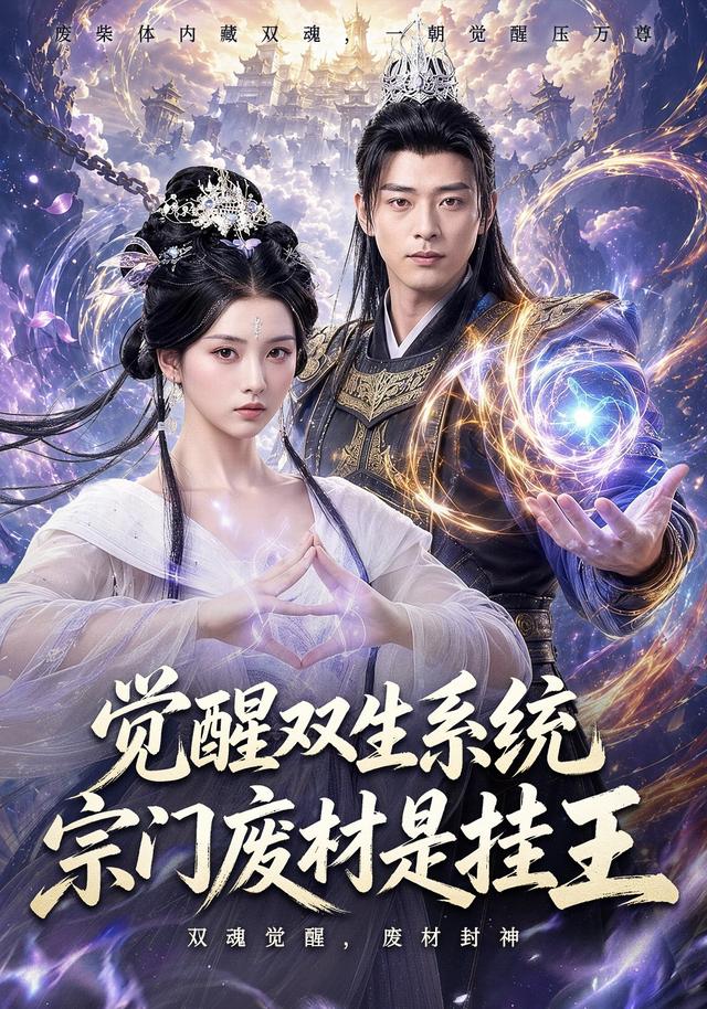 觉醒双生系统，宗门废材是挂王海报